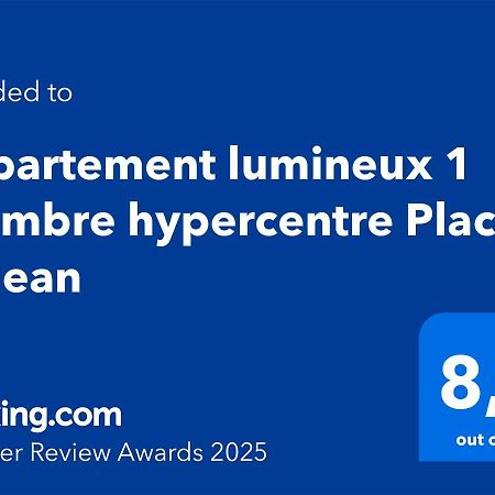 Appartement Lumineux 1 Chambre Hypercentre Place St Jean 瓦朗斯 外观 照片